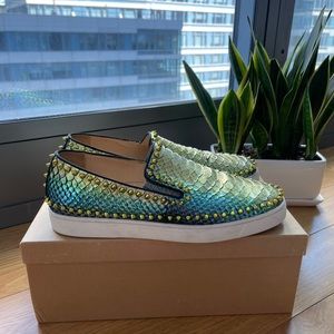 Christian Louboutin Python Pik Boat Size 47